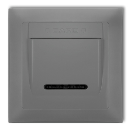 KARLIK DECO 27DSHSO-1 Łącznik hotelowy z ramką uniwersalną pojedynczą z tworzywa DECO Soft