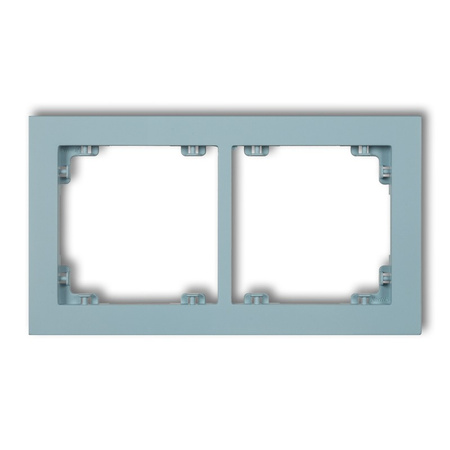 KARLIK DECO 48DR-2 Ramka uniwerstalna podwójna z tworzywa DECO Pastel Matt