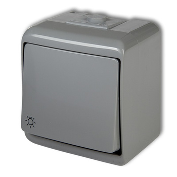 KARLIK JUNIOR 10WHE-5L Łącznik zwierny światło podświetlany