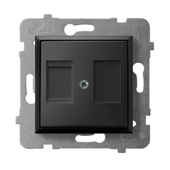 Ospel aria GPK-1UP/p/33 Obudowa gniazda pojedynczego z przesłoną typu Keystone prosta