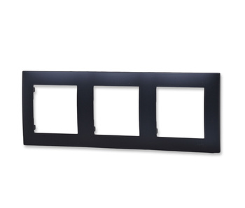 Ospel szafir r-3z/33 ramka potrójna 3-krotna czarny metalik