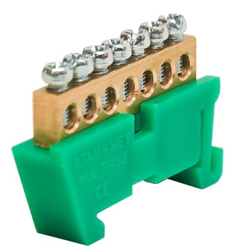Stan-met Listwa zaciskowa ochronna 7x10mm2 zielona