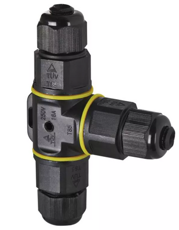 MUFA KONEKTOR KABLOWY ZŁĄCZE T TRÓJNIK IP68 3x 2,5