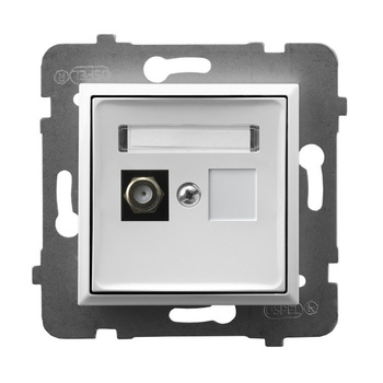 Ospel aria GPA-1UF/m/00 Gniazdo antenowe typu F pojedyncze