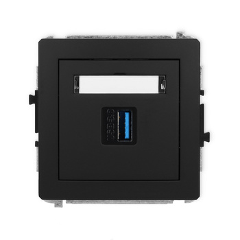 KARLIK DECO 12DGUSB-5  Gniazdo pojedyńcze  USB A-A 3.0