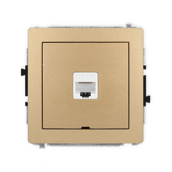 KARLIK DECO 8DGKBO-3  Gniazdo komputerowe pojedyńcze  1xRJ45