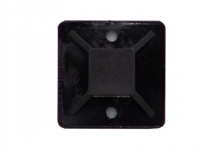 F-ELEKTRO F6.0167  Element mocujący opaski 25x25 mm czarny op.50szt.