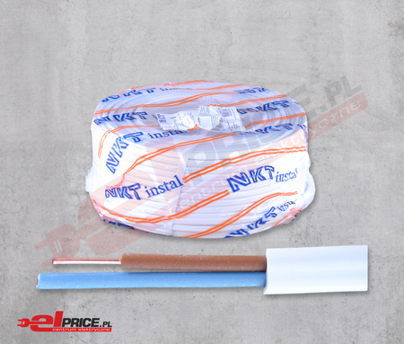 NKT przewód kabel płaski YDYp 2x1,5 450/750V 1m