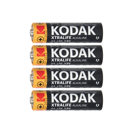 Baterie Kodak XTRALIFE Alkaline AA LR6, 4 szt. folia