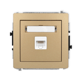 KARLIK DECO 8DGK-1  Gniazdo komputerowe pojedyńcze  1xRJ45