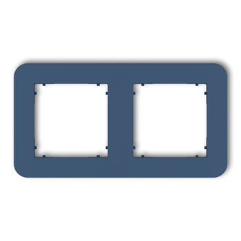 KARLIK MINI 64MRTZ-2 Ramka uniwersalna podwójna zaokrąglona z tworzywa