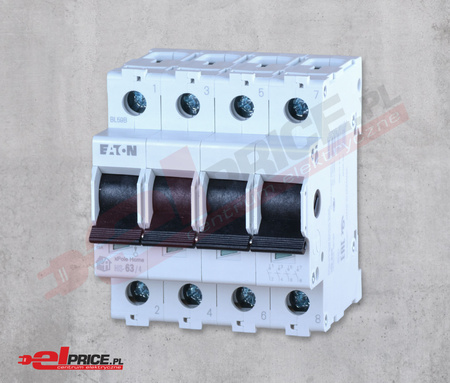 Eaton his-63/4 142823 rozłącznik modułowy izolacyjny 4p 63a
