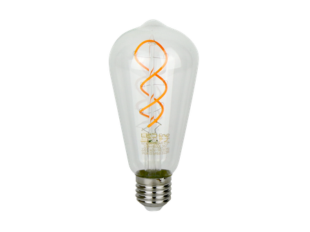 LED line PRIME żarówka LED E27 4W 1800K 230lm 220-240V FILAMENT ST64 RETRO VINTAGE ŚCIEMNIALNA