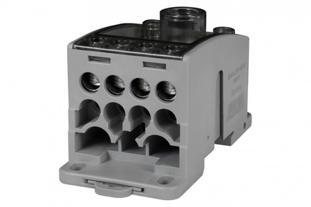 F-ELEKTRO F2.0344 Blok LKN 400A(1x185/4x16-2x35,1x25,4x16,4x10)szary