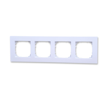 Kontakt Simon 55 line tr4/111 ramka 4-krotna biały mat