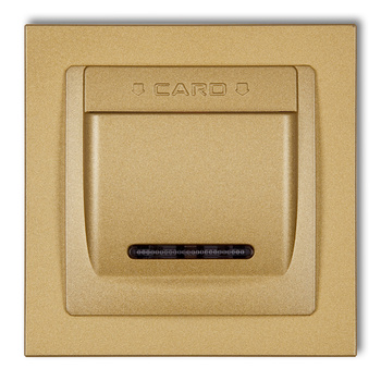 KARLIK DECO 29DSH-1 Łącznik hotelowy z ramką uniwersalną pojedynczą z tworzywa DECO