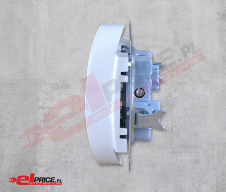 Simon 54 dgz2mz.01/11 gniazdo podwójne z bolcem