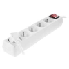 Plastrol Przedłużacz z pięciokrotnym gniazdem ECO 5X2p+z 10A 3m W-97496