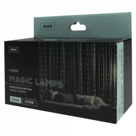 PLASTROL Kurtyna T-01088 Magiczna kurtyna 200 led 6500K 3mx1m DC5V