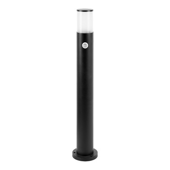 DALIA oprawa ogrodowa słupek z czujnikiem ruchu, E27, max. 15W, IP54, 80 cm, czarny