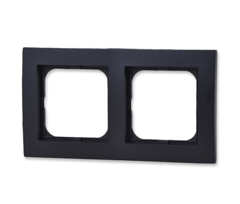 OSPEL AS R-2G/33 Ramka podwójna 2-krotna czarny metalik