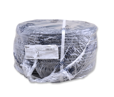 ELPAR Przewód kabel H03VV-F OMY 300/300V 2x1,5 mm2 czarny 5901854409726