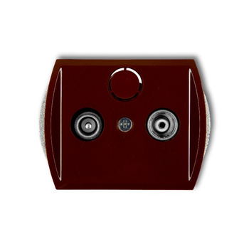 KARLIK TREND 4G12P  Gniazdo abonenckie RTV przelotowego 12dB