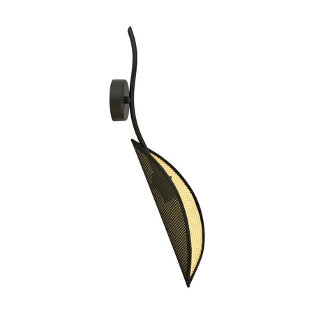PETALO kinkiet, moc max.40W, E14, czarno-złoty