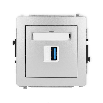 KARLIK DECO 7DGUSB-5  Gniazdo pojedyńcze  USB A-A 3.0