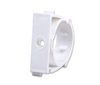 TT PLAST Uchwyt zamykany okrągły biały UZ 40 10502