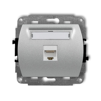 KARLIK TREND 7GK-1e  Gniazdo komputerowe pojedyńcze  1xRJ45