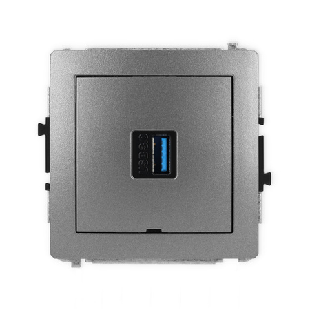 KARLIK DECO 11DGUSBBO-5  Gniazdo pojedyńcze  USB A-A 3.0