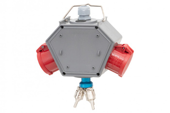 F-ELEKTRO F3.0791  Rozdzielnica  POLYBOX gn 2x32/5 + 3xAIR