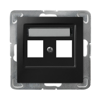 Ospel impresja GPK-2Y/p/33 Obudowa gniazda podwójnego Keystone prosta