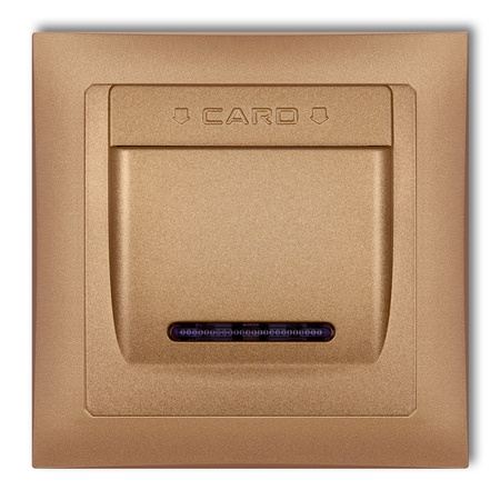 KARLIK DECO 8DSHSO-1 Łącznik hotelowy z ramką uniwersalną pojedynczą z tworzywa DECO Soft