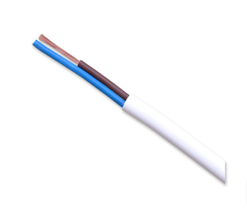 ELPAR Przewód kabel H03VV-F OMY 300/300V 2x1,5 mm2 biały 5901854409719