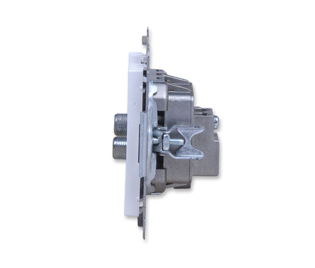 Kontakt Simon 55 task2.01/111 gniazdo antenowe satelitarne podwójne