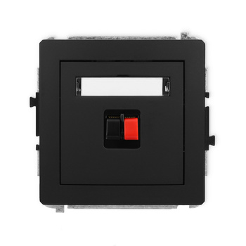 KARLIK DECO 12DGG-1  Gniazdo głośnikowe pojedyńcze