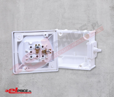 Ospel lambda łnh-1l/00 włącznik jednobiegunowy natynkowy IP44