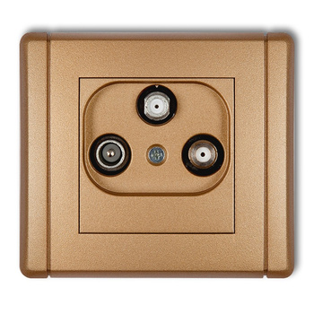 KARLIK FLEXI 8FGSN  Gniazdo abonenckie 2 wyjścia SAT + TV