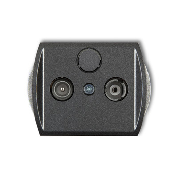 KARLIK TREND 11G15P  Gniazdo abonenckie RTV przelotowego 15dB