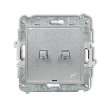 KARLIK ICON 7IWPUS-10.1 Łącznik jednobiegunowy  ze schodowym (wspólne zasilanie) w  stylu amerykańskim