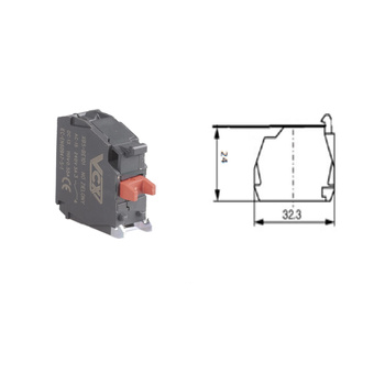 VCX STYK pomocniczy XB5-BE102 1NC CZERWONY