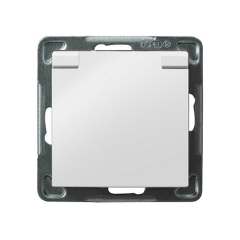 OSPEL IMPRESJA GPH-1YZP/m/00/w Gniazdo hermetyczne z/u IP44 przesłony