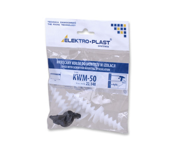 ELEKTRO-PLAST OPATÓWEK  Wkręcany kołek do montażu w izolacji KWM-50