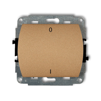 KARLIK TREND 8WP-9L Łącznik dwubiegunowy  podświetlany