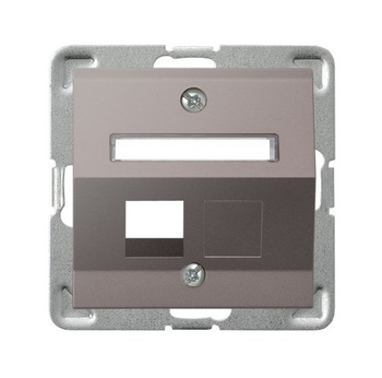 Ospel impresja GPK-1YS/p/23 Obudowa gniazda typu Keystone skośna