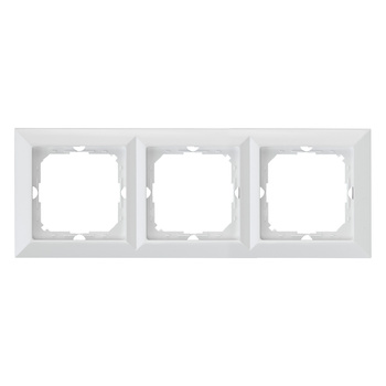 Ramka potrójna Pearl, Ra-3P, biały
