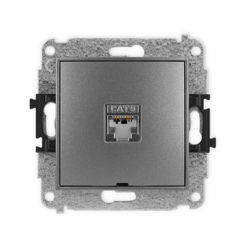 KARLIK MINI 11MGKBO-1e  Gniazdo komputerowe pojedyńcze  1xRJ45