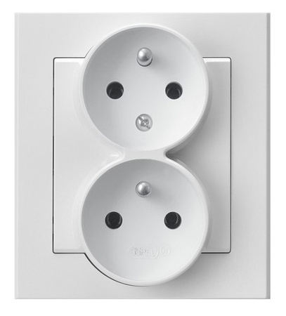 OSPEL SONATA GP-2RC/75 Gniazdo podwójne z/u niezamienność faz kompletne